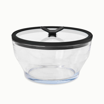 8-Cup Glass Round Deep Dish