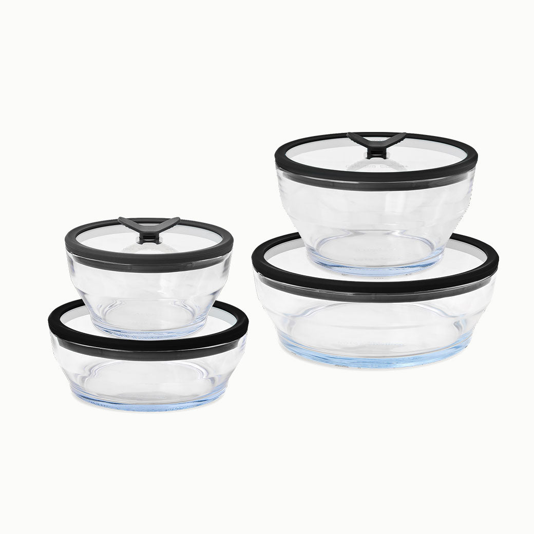 8-Piece Glass Round Dish Set