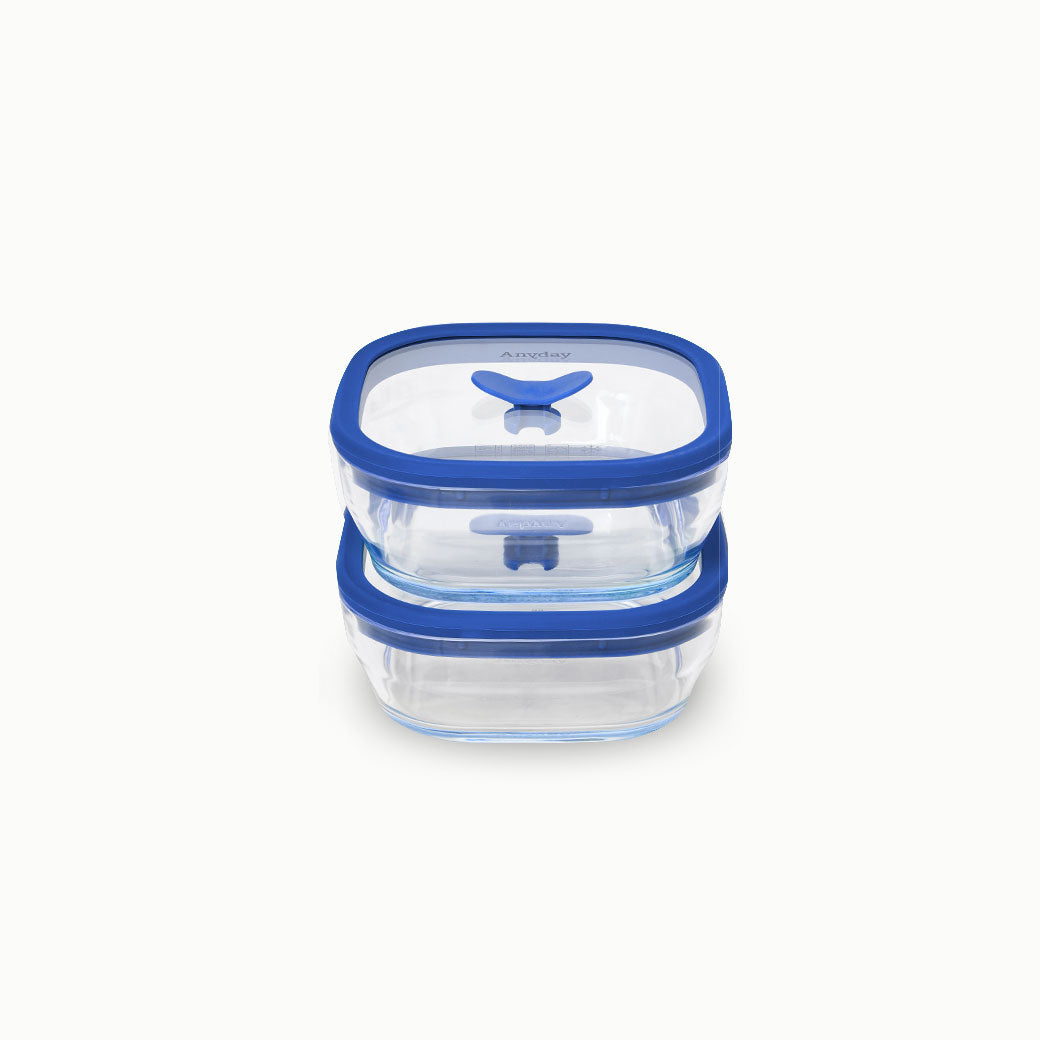 2.5-Cup Glass Square Dish Multipack