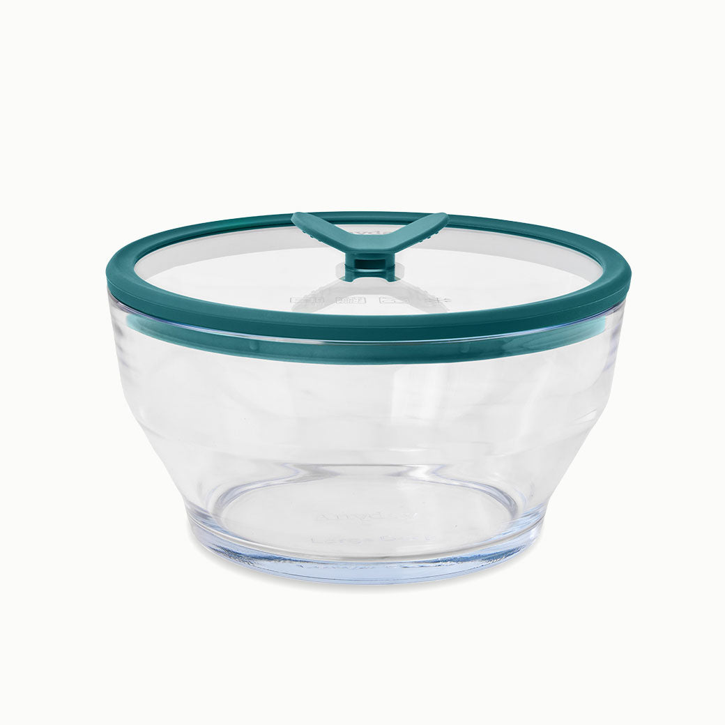 8-Cup Glass Round Deep Dish