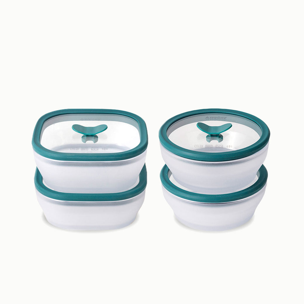 8-Piece Glass Food Storage Set