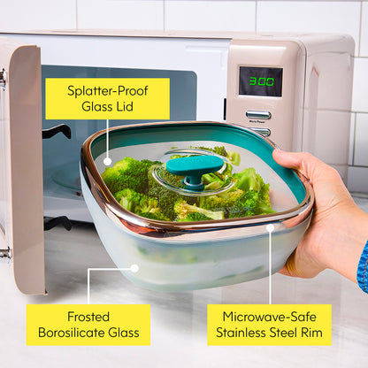 8-Piece Glass Square Dish Set