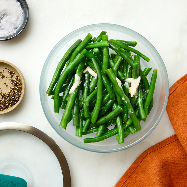 Garlicky Greens in the Microwave