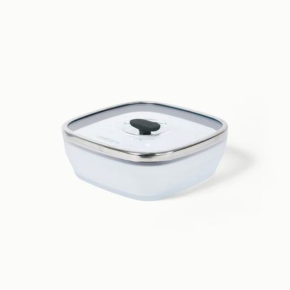 10-Cup Glass Square Shallow Dish