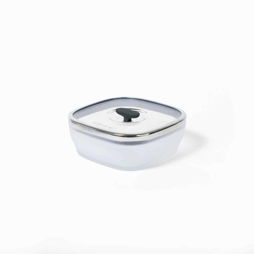 5.5-Cup Glass Square Shallow Dish
