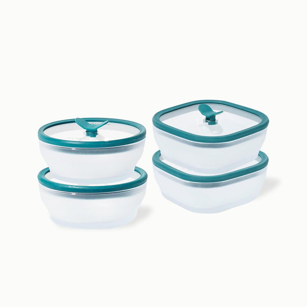 8-Piece Glass Food Storage Set