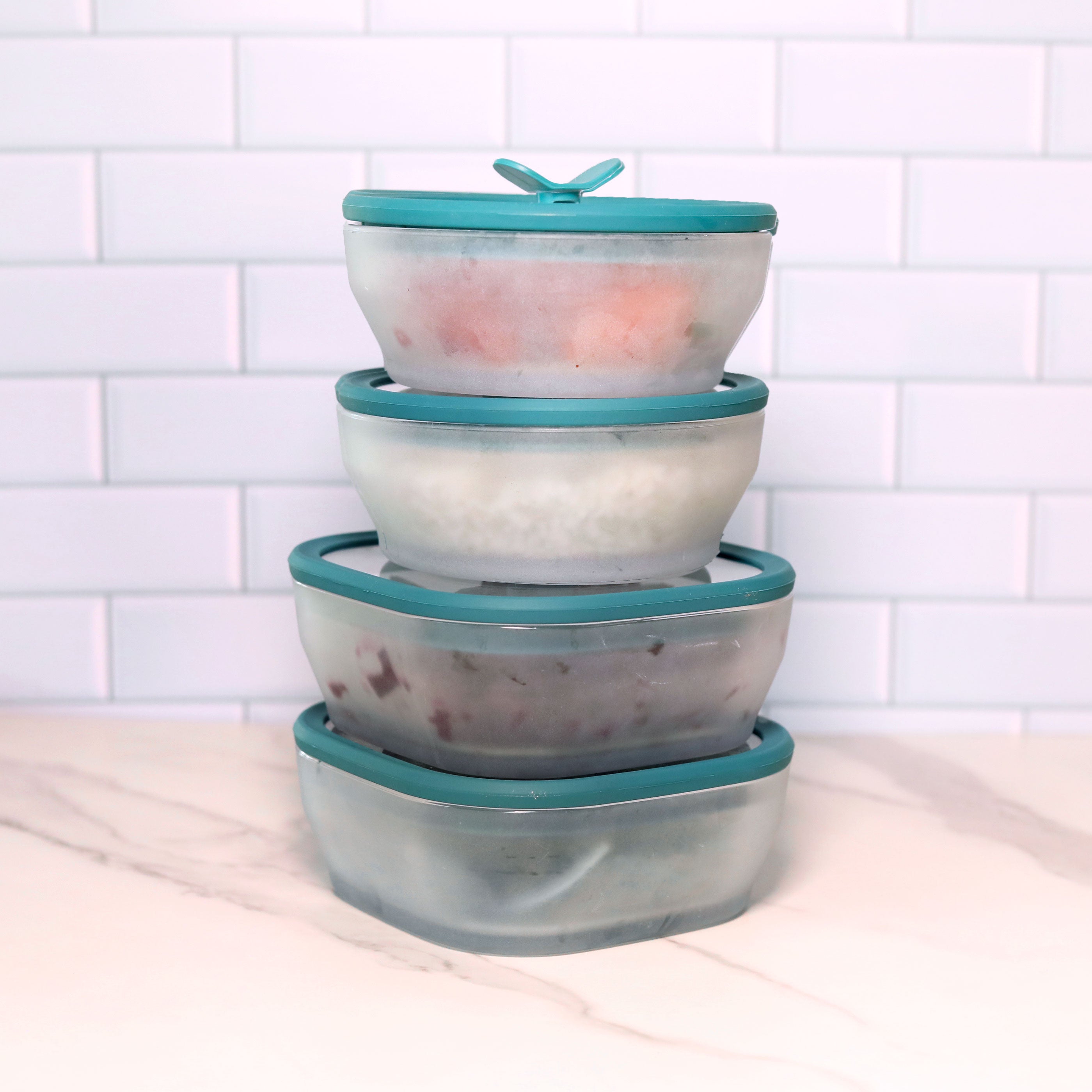 8-Piece Glass Food Storage Set