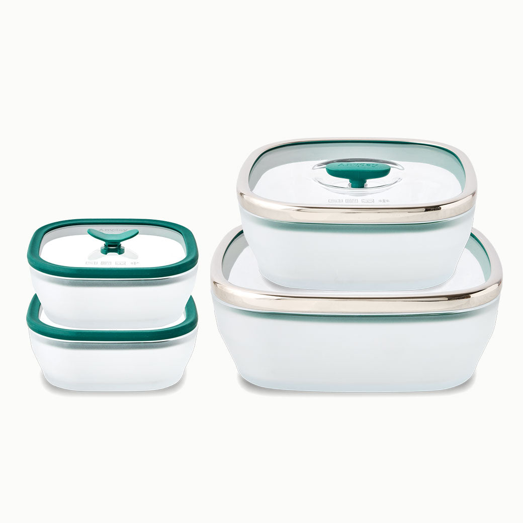 8-Piece Glass Square Dish Set