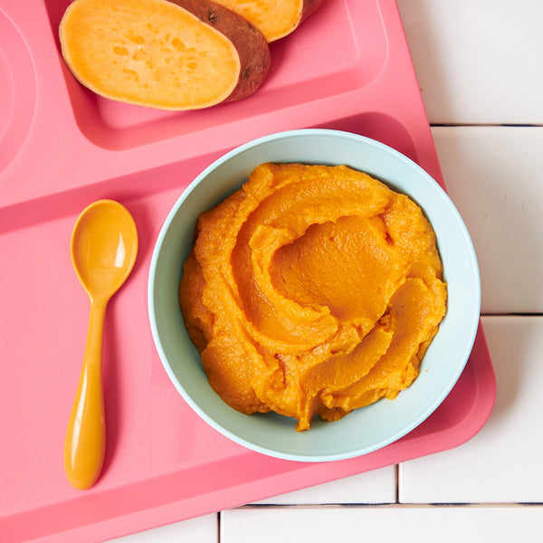 Sweet Potato Baby Food in the Microwave Anyday