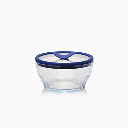 4-Cup Glass Round Deep Dish