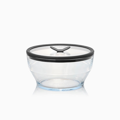 8-Cup Glass Round Deep Dish