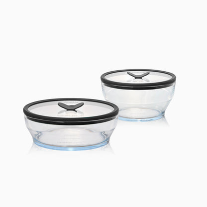 4-Piece Glass Round Dish Set