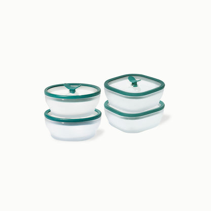 8-Piece Glass Food Storage Set