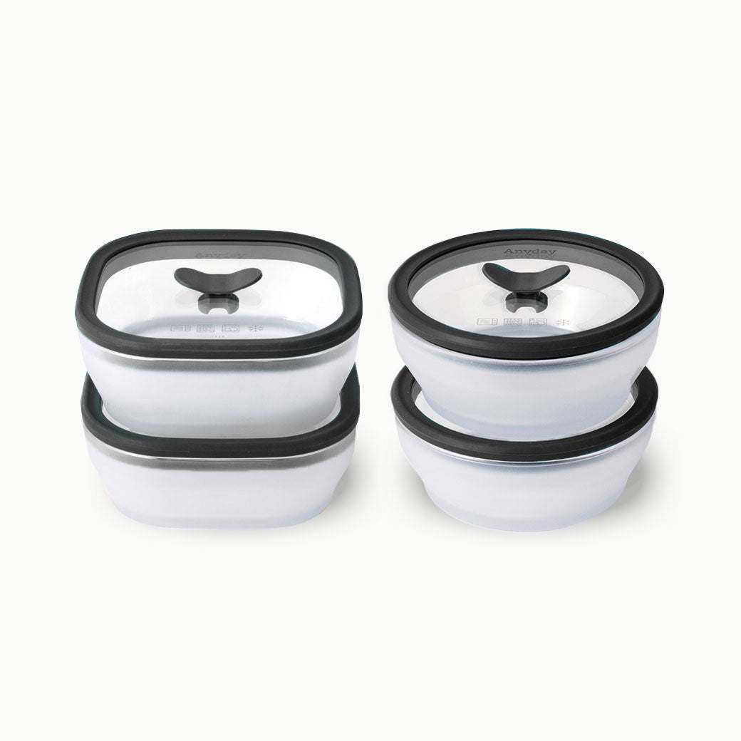8-Piece Glass Food Storage Set