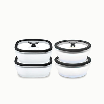 8-Piece Glass Food Storage Set