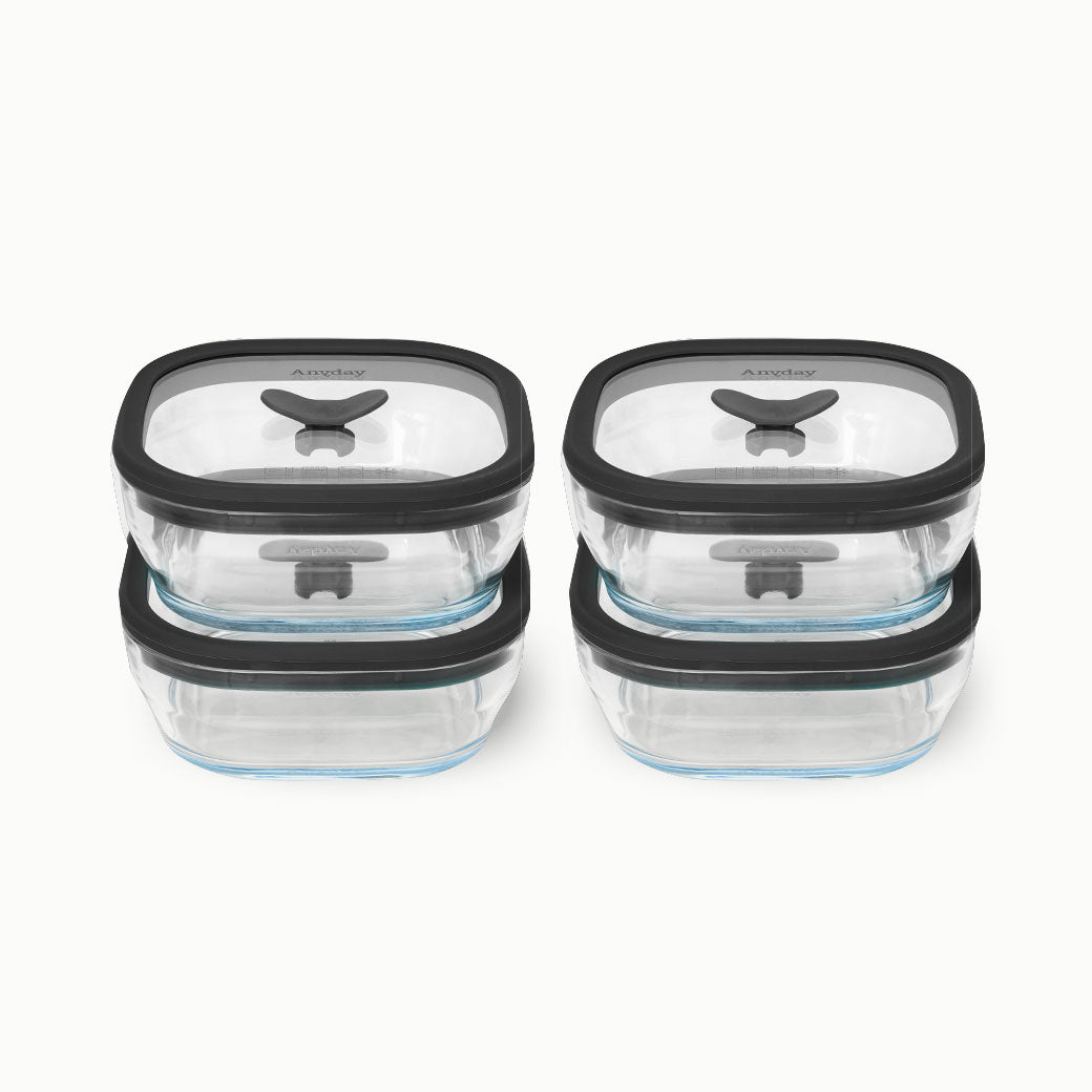 8-Piece Glass Food Storage Set