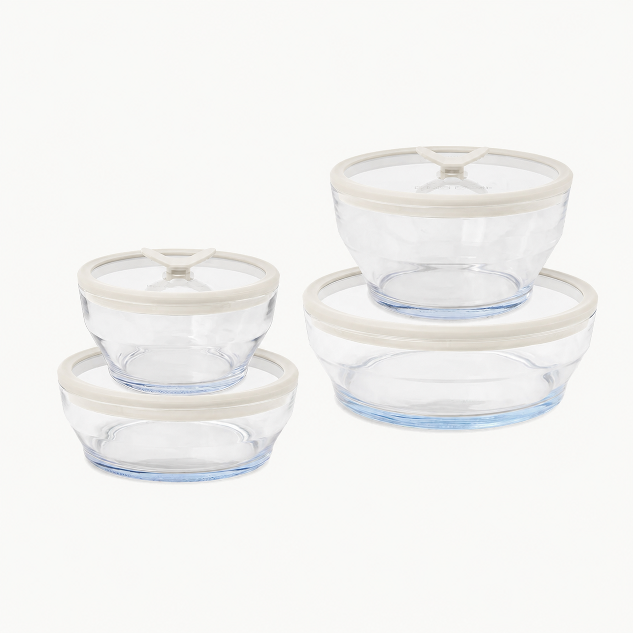 8-Piece Glass Round Dish Set