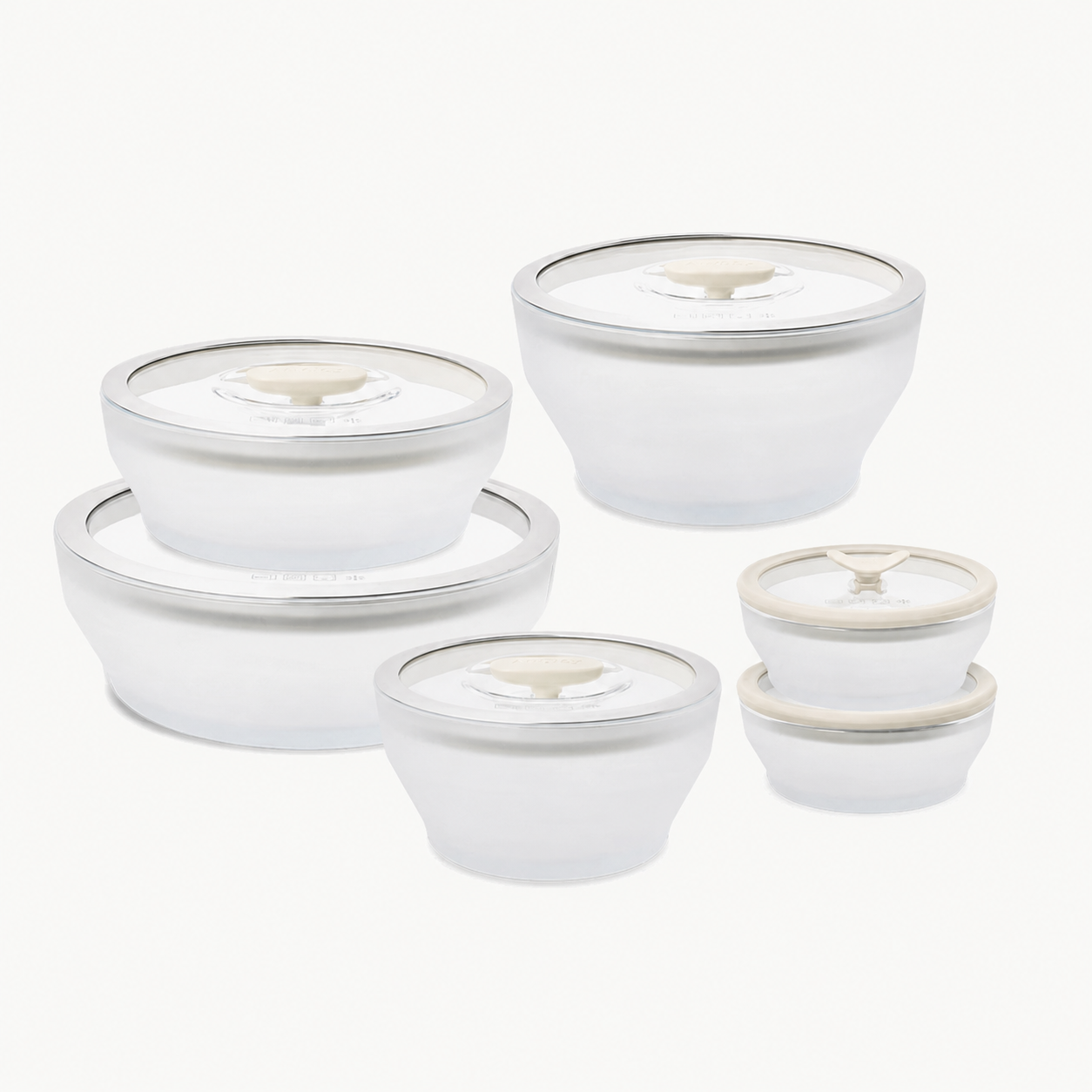 12-Piece Glass Round Dish Set