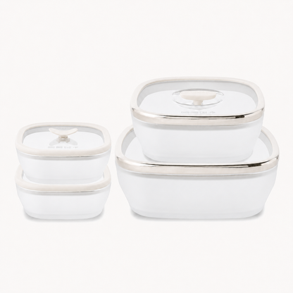 8-Piece Glass Square Dish Set