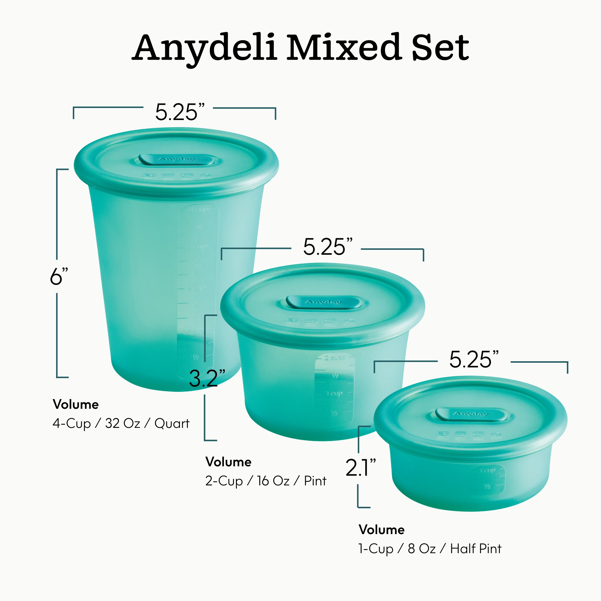 Anydeli Mixed Set, 3-Pack