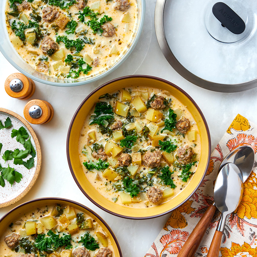 Copycat Zuppa Toscana Soup in the Microwave | Anyday